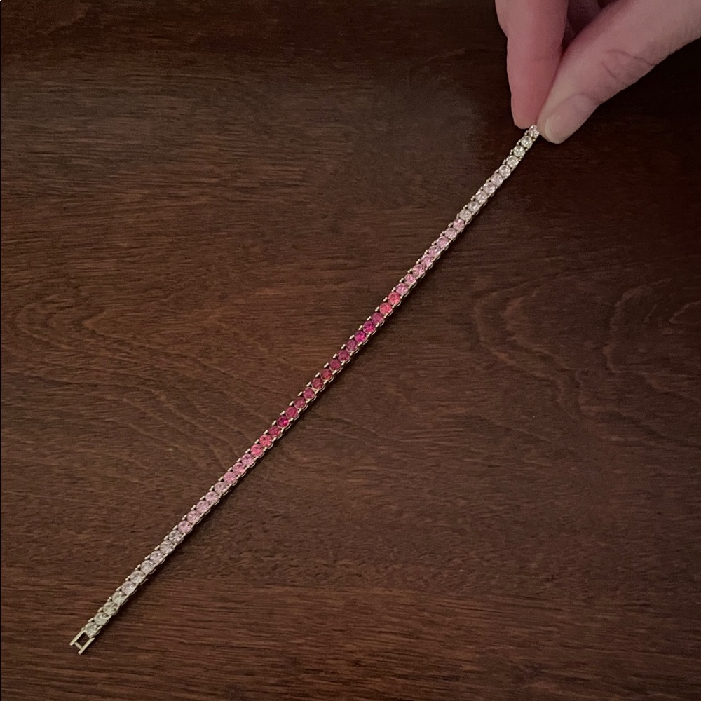 LOFT Pink and Silver Gradient Bracelet